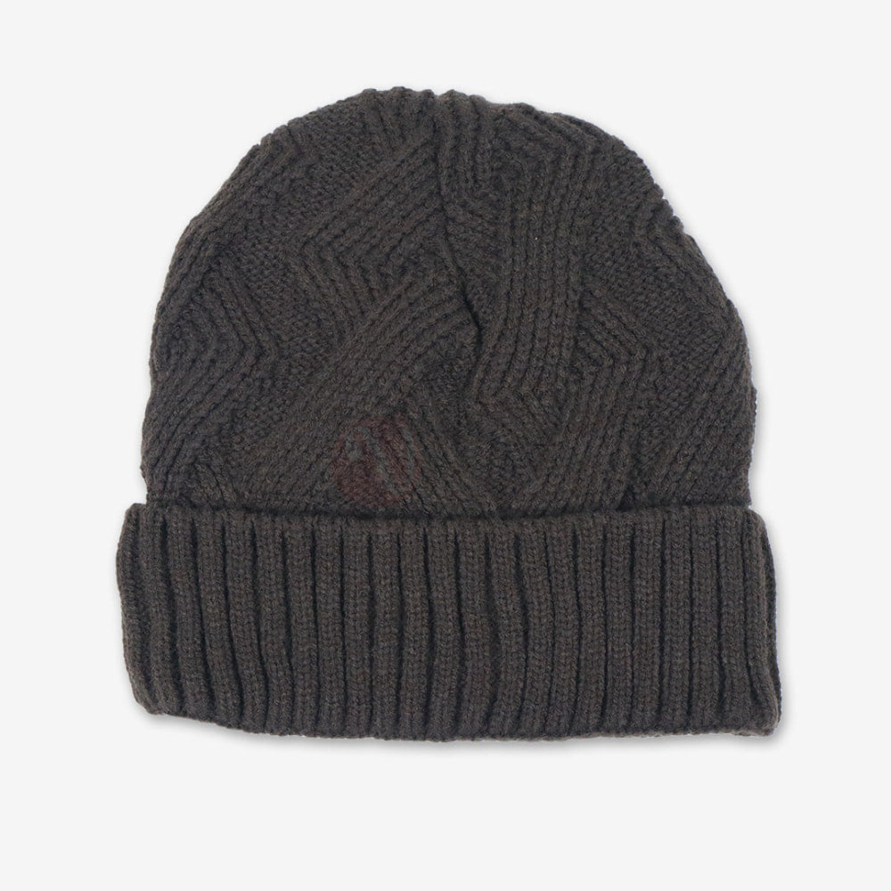 Bonnet Homme En Coton Marron