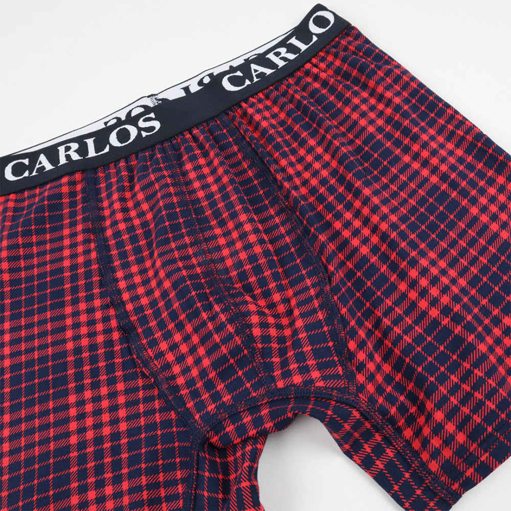 CARLOS Boxer Motif Géométrique en Coton
