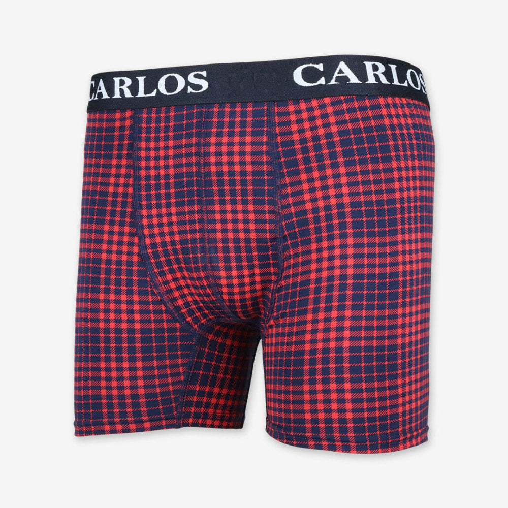 CARLOS Boxer Motif Géométrique en Coton