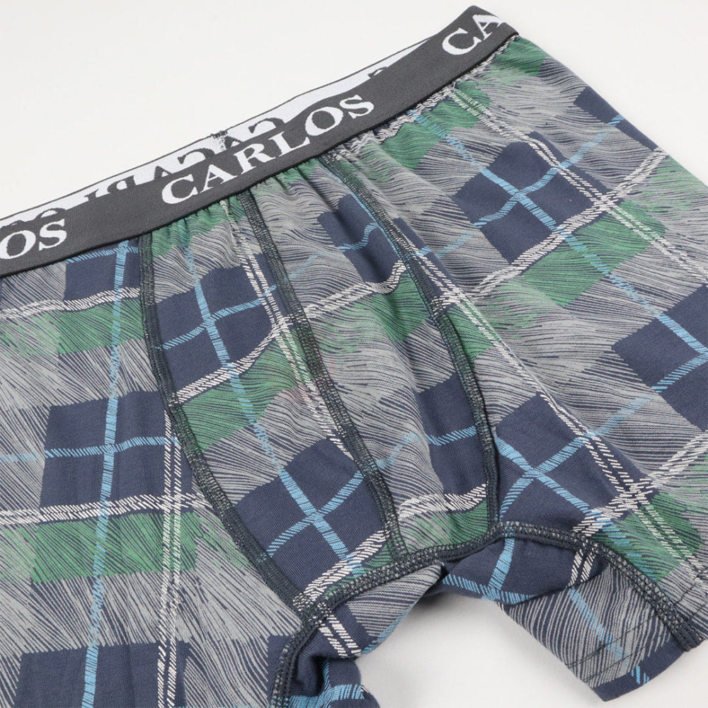 CARLOS Boxer Motif Géométrique en Coton