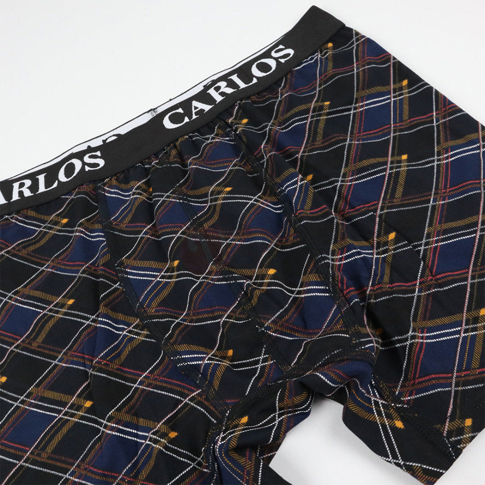 CARLOS Boxer Motif Géométrique en Coton