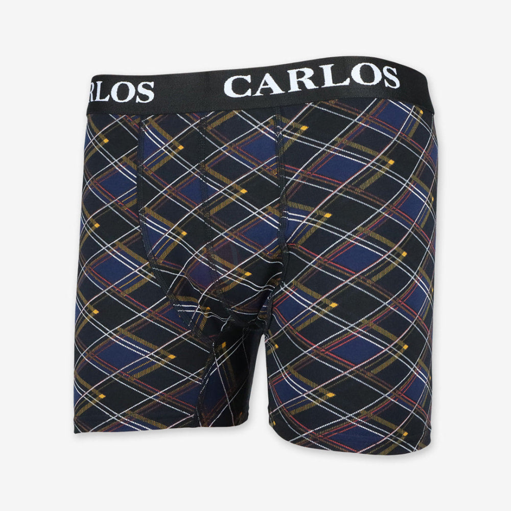 CARLOS Boxer Motif Géométrique en Coton