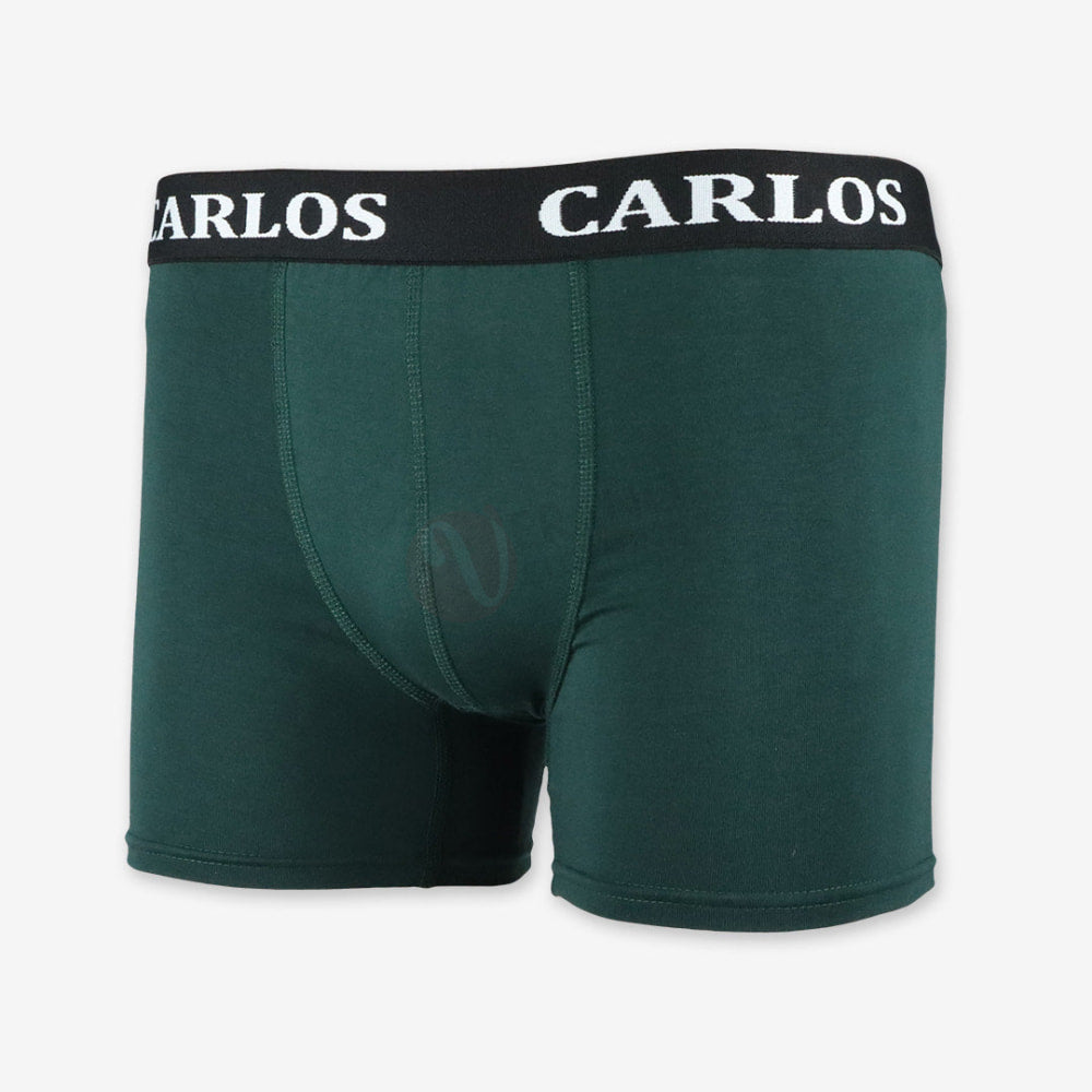 Carlos Boxer Coton Vert Foncé / M