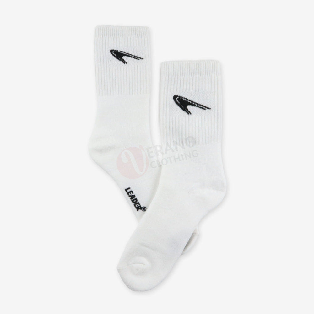 Leader Chaussettes Sport Style Tennis Blanc / 39-42 Chaussette