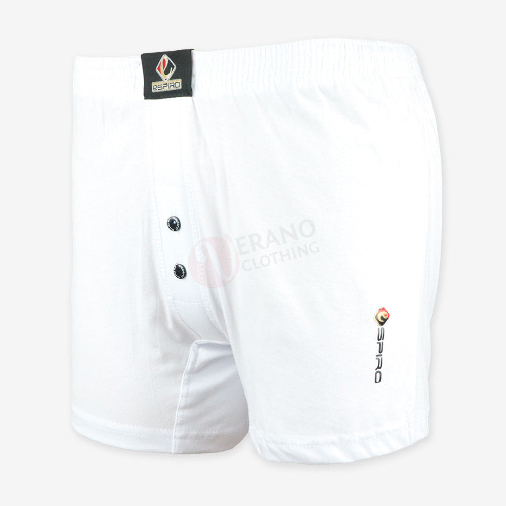 Espiro Caleçon 100% Coton Blanc / M