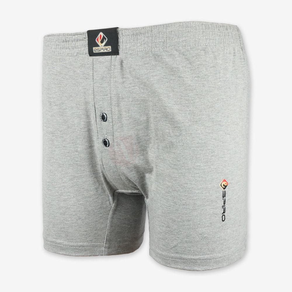 Espiro Caleçon 100% Coton Gris Clair / M