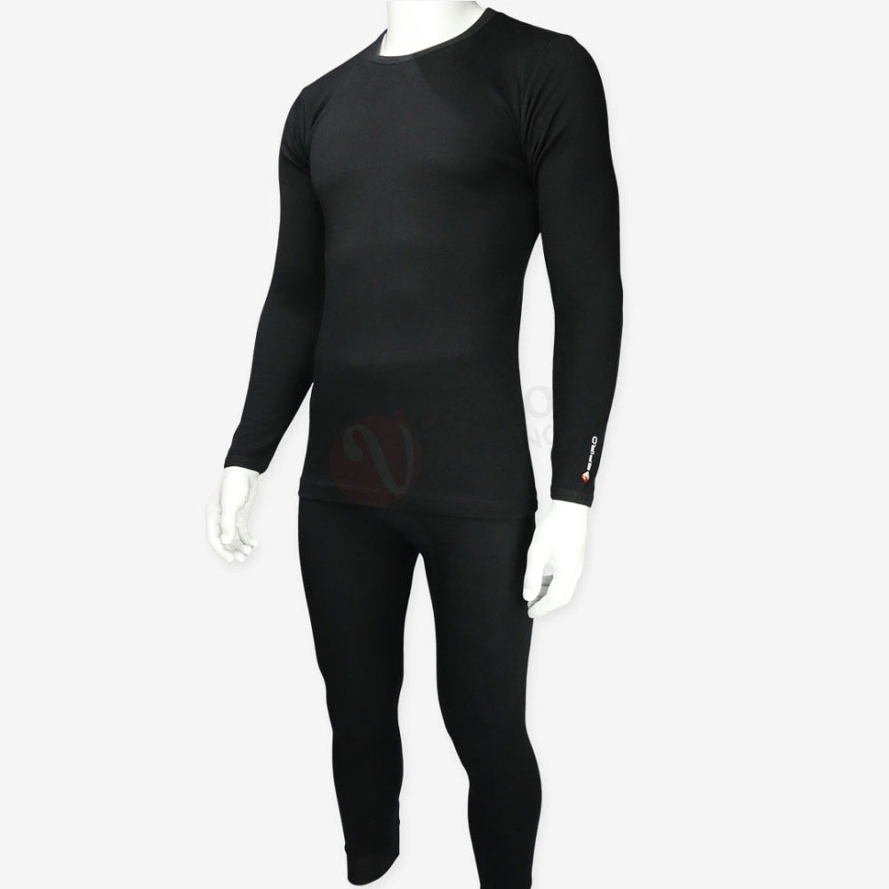Espiro Ensemble Sous Vêtements Thermique 100% Coton Noir / S-M-L Standard Pack