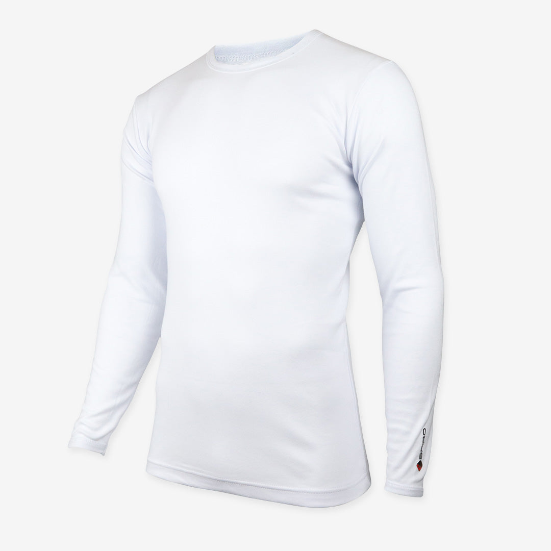 Espiro Sous Pull Thermique 100% Coton Blanc / S-M-L