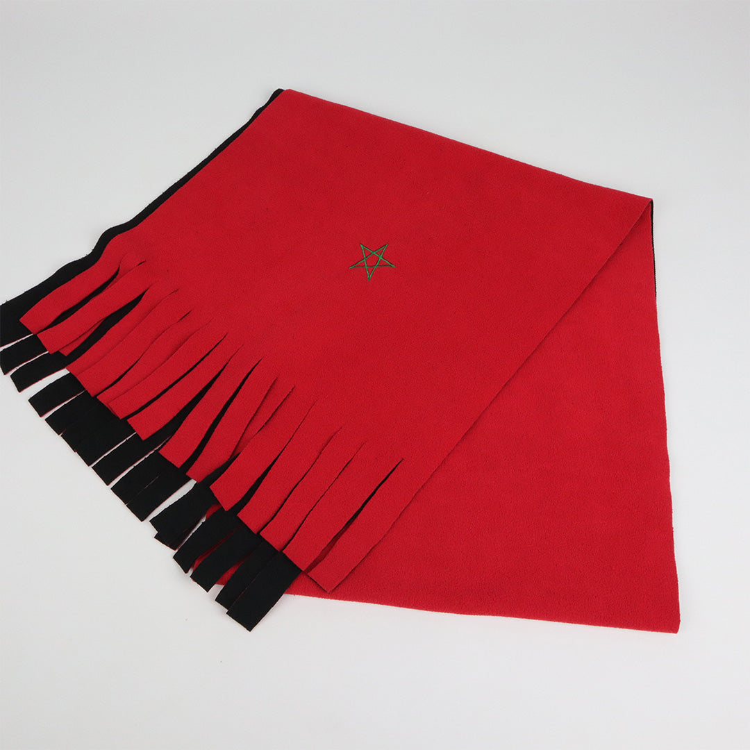 Écharpe en Coton Chaude & Confortable Supporter Maroc – Lions de l’Atlas Maroc 2025