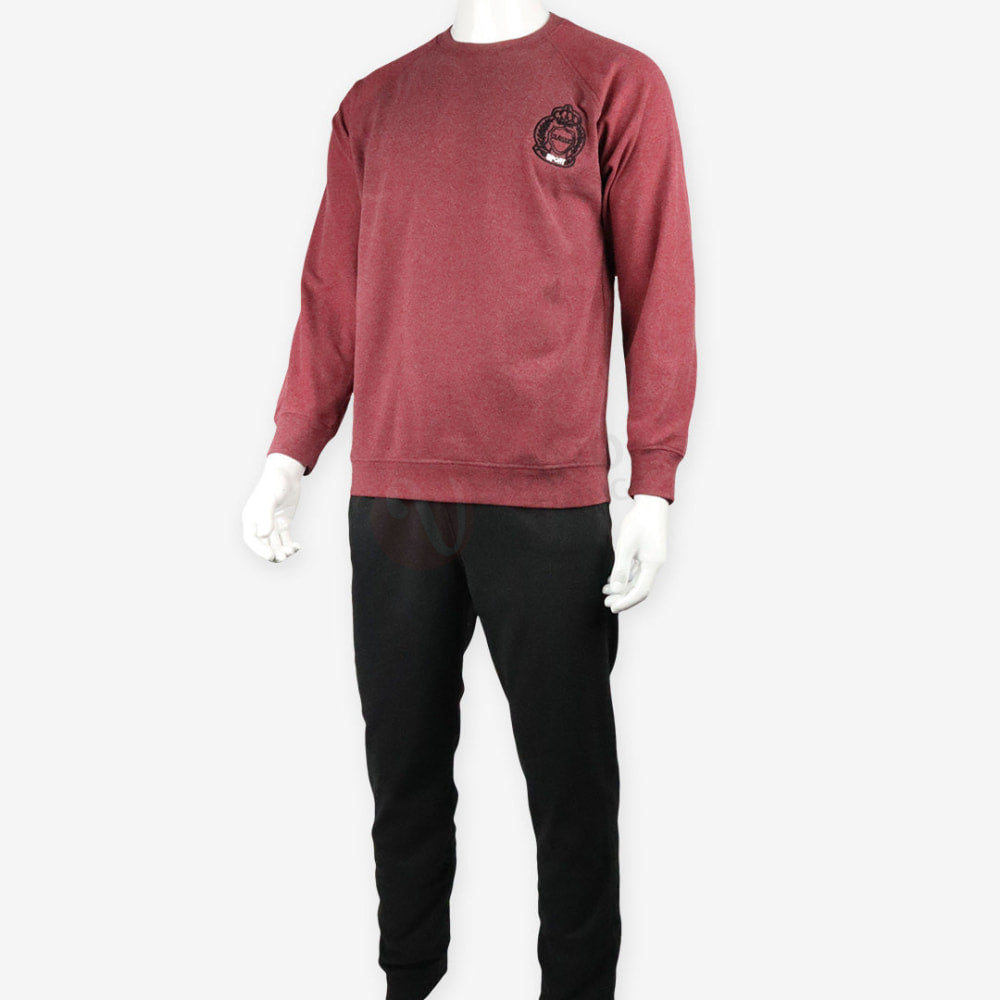 Hn Pyjama Coton Automne-Hiver Grenat / Standard (M.l.xl)