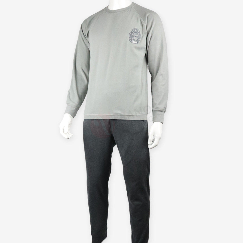 Hn Pyjama Coton Automne-Hiver Gris Clair / Standard (M.l.xl)