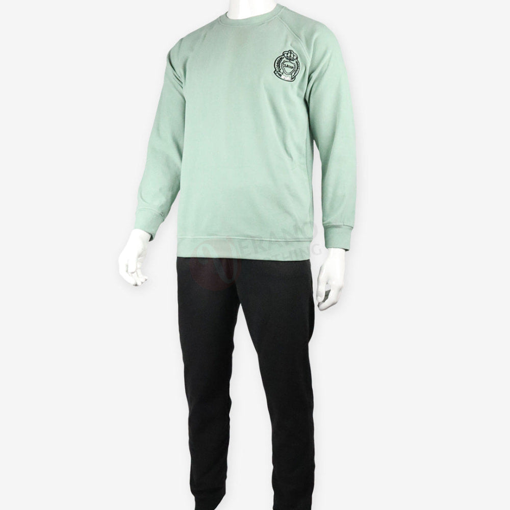 Hn Pyjama Coton Automne-Hiver Vert Menthe / Standard (M.l.xl)