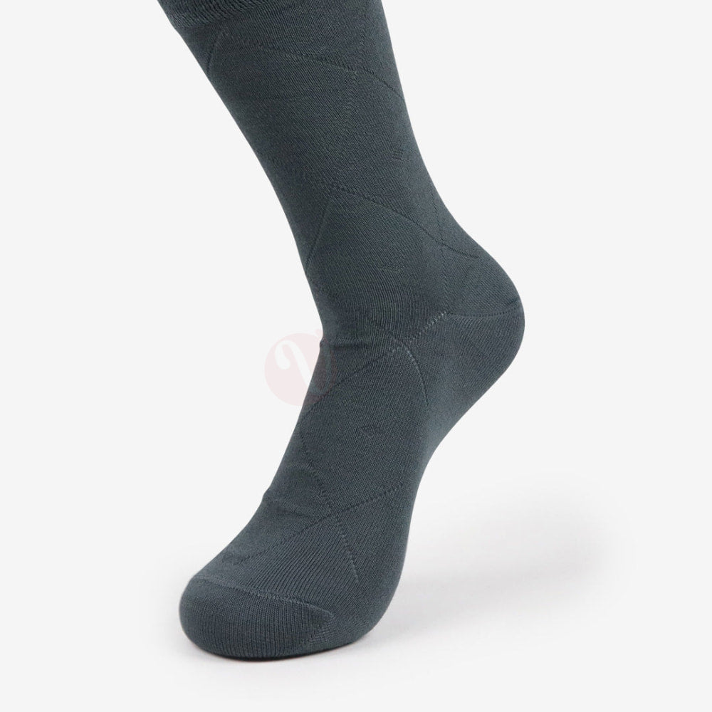 Leader Chaussettes Classique Argyle Bleu Pétrole / 39-42 Chaussette
