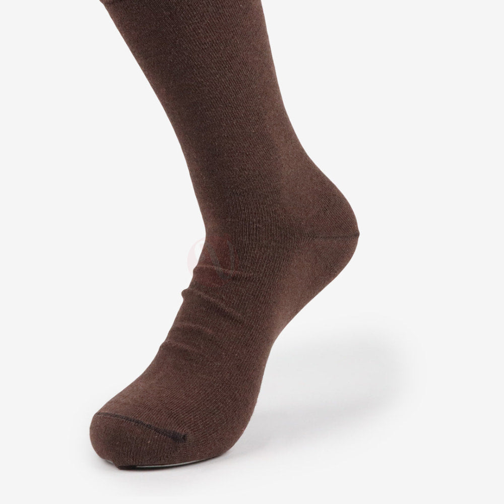 LEADER Chaussettes Parfumée en Coton Marron / 39 45 Chaussette