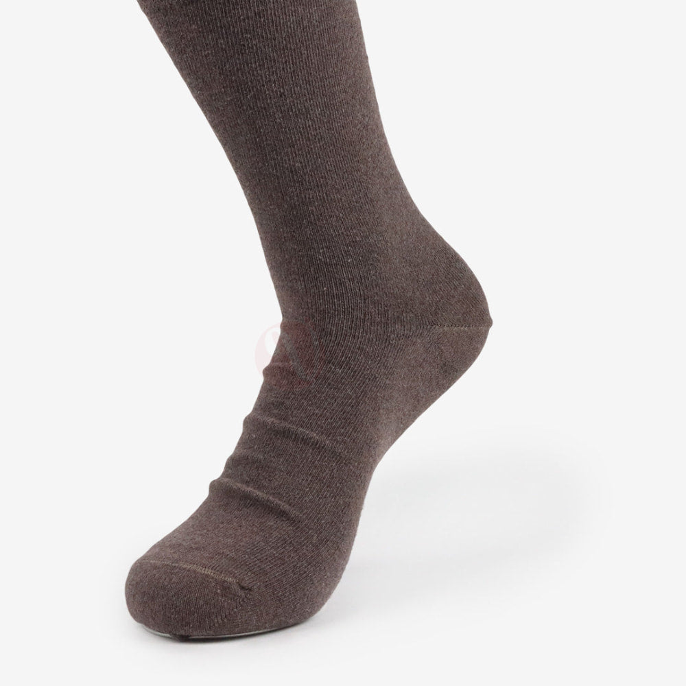 LEADER Chaussettes Parfumée en Coton Marron foncé / 39 45 Chaussette