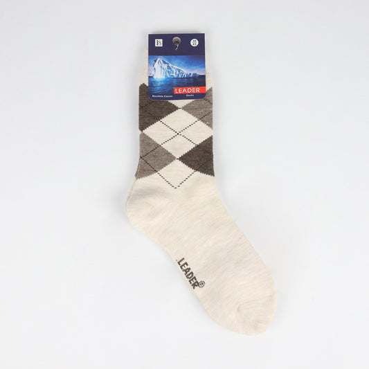 LEADER Chaussettes Jacquard Chaudes