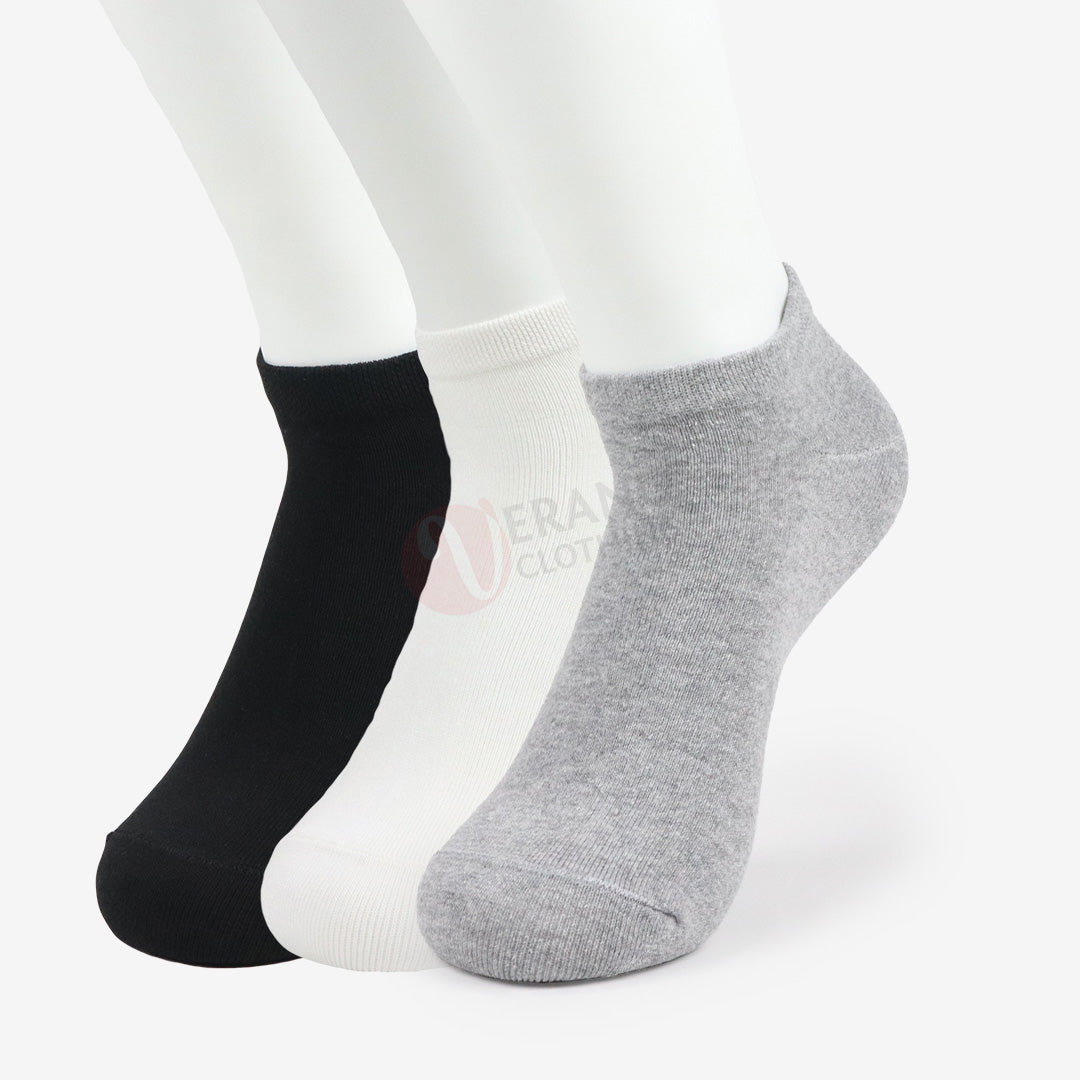 Leader Lot 3 Chaussettes Sport Coton Court Mix / 39-42 Pack