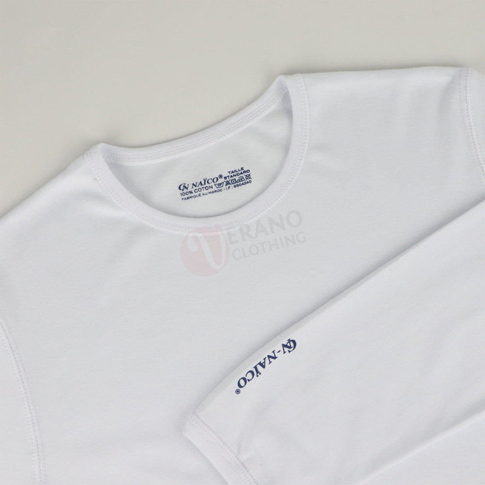 NAÏCO Sous pull thermique 100% Coton Sous pull