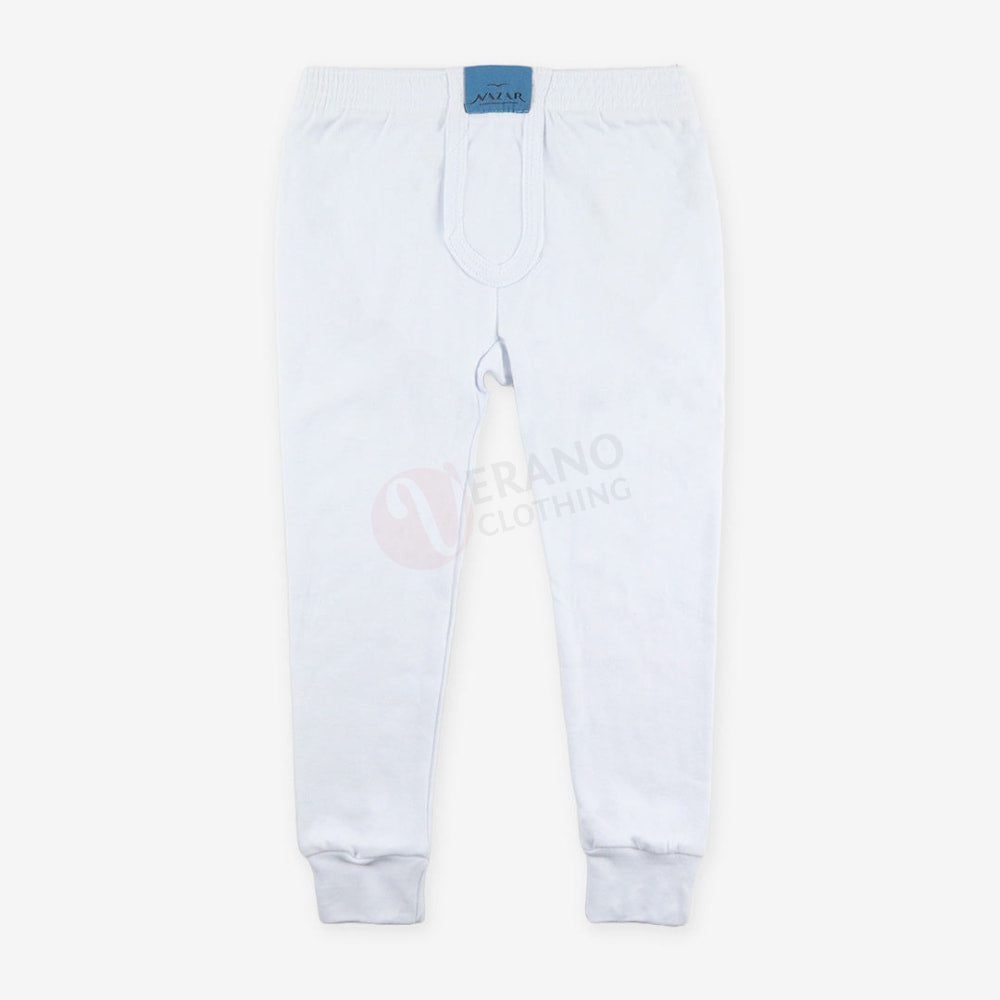 Nazar Sous Pantalon Thermique 100% Coton Blanc / 4 Ans