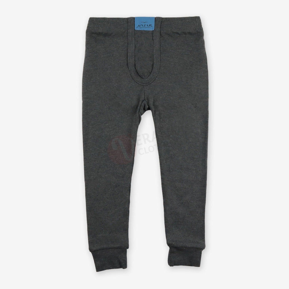 Nazar Sous Pantalon Thermique 100% Coton Gris Foncé / 4 Ans