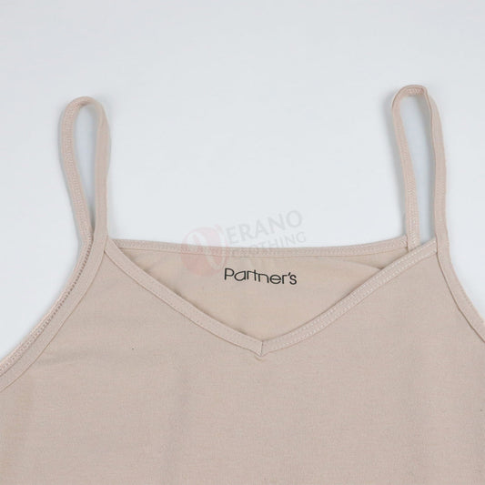 PARTNERS Débardeur Fines Bretelles Femme Coton