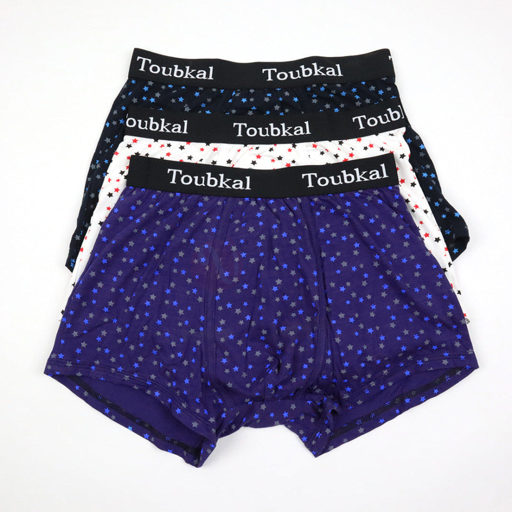 Toubkal Lot 3 Boxers Etoile Coton Pack