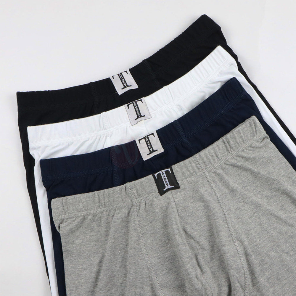 TOUBKAL Lot 4 Boxers Simple Coton