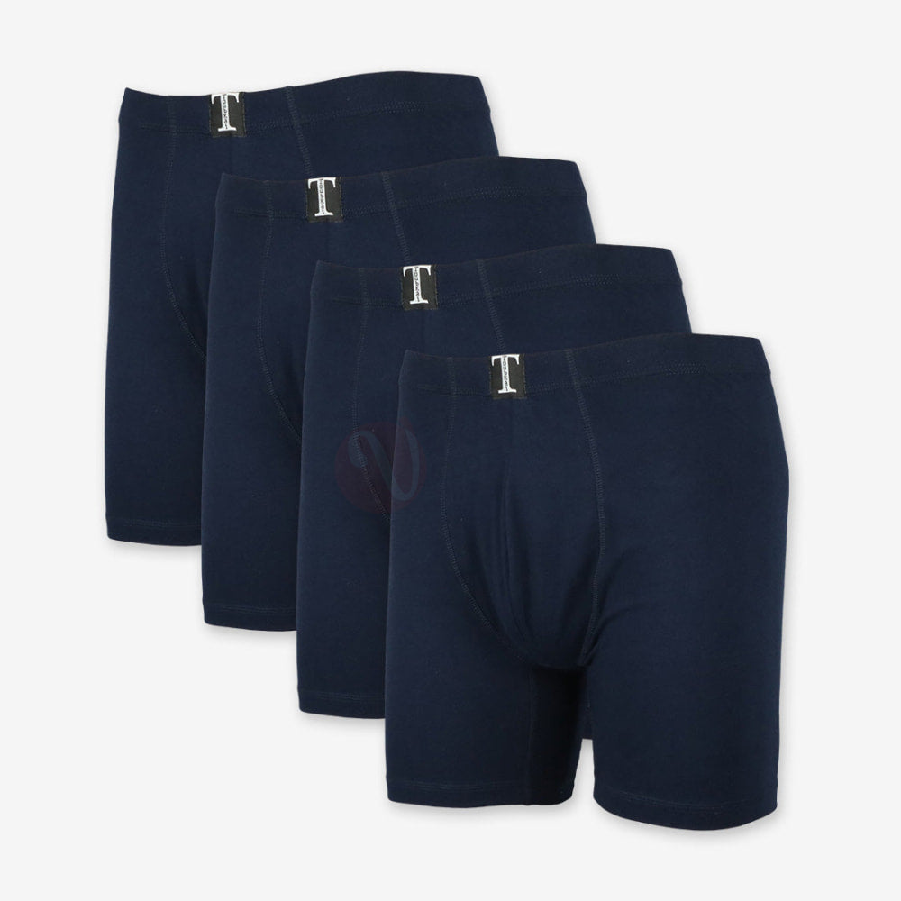 TOUBKAL Lot 4 Boxers Simple Coton