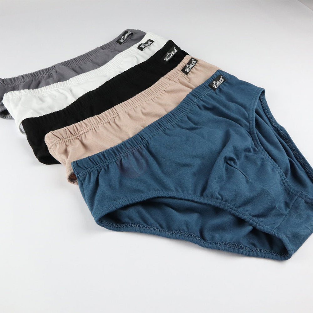 Toubkal Lot 5 Slips Simple 100% Coton Pack