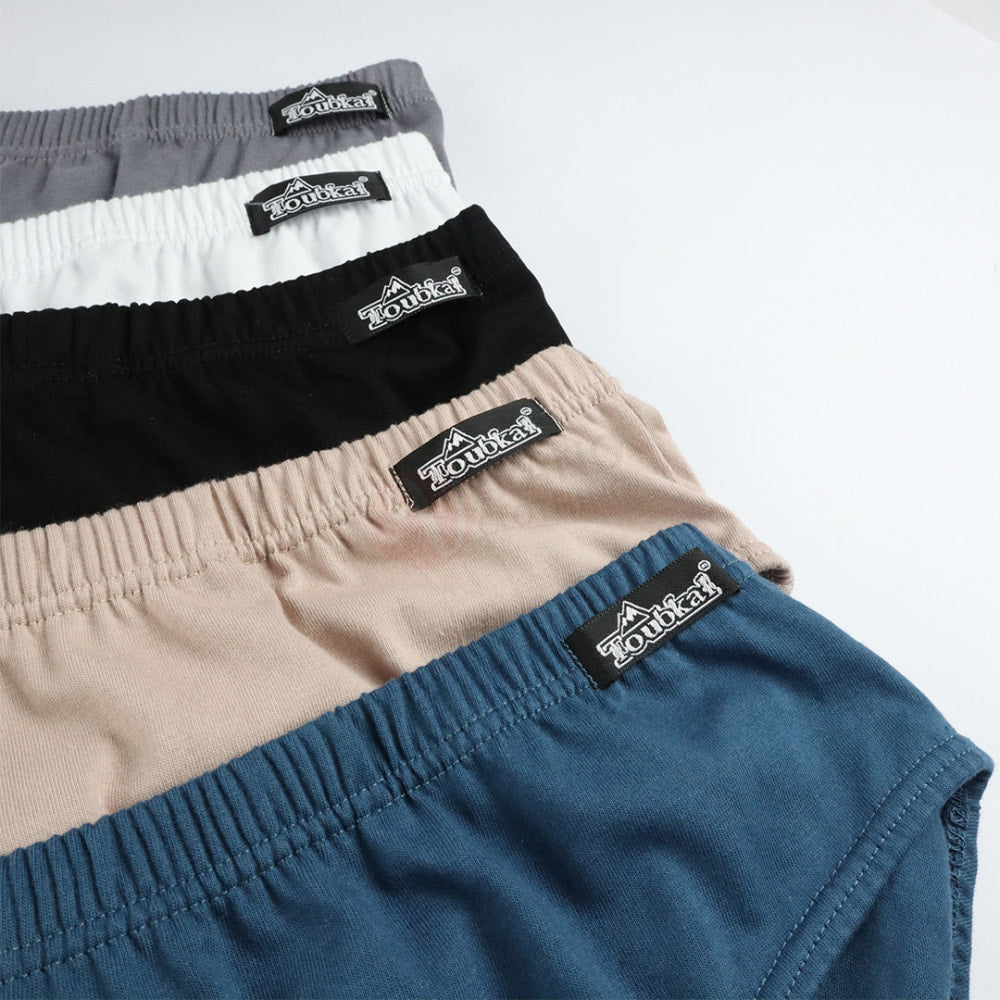 Toubkal Lot 5 Slips Simple 100% Coton Pack