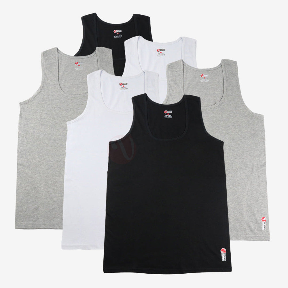Verano Lot 6 Débardeurs 100% Coton Mix / M Pack