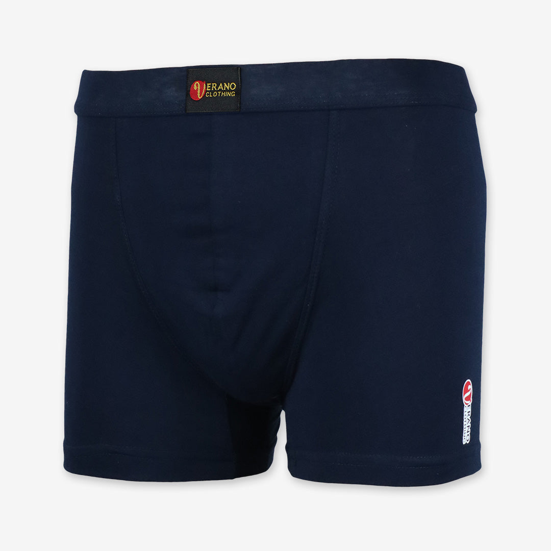 Verano Boxer Simple Coton Bleu Foncé / M