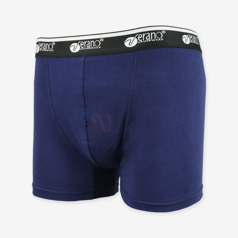 Verano Boxer Simple Bande Coton Bleu Marine / M