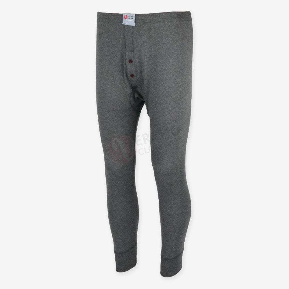 Verano Sous Pantalon Thermique 100% Coton Gris Foncé / Standard