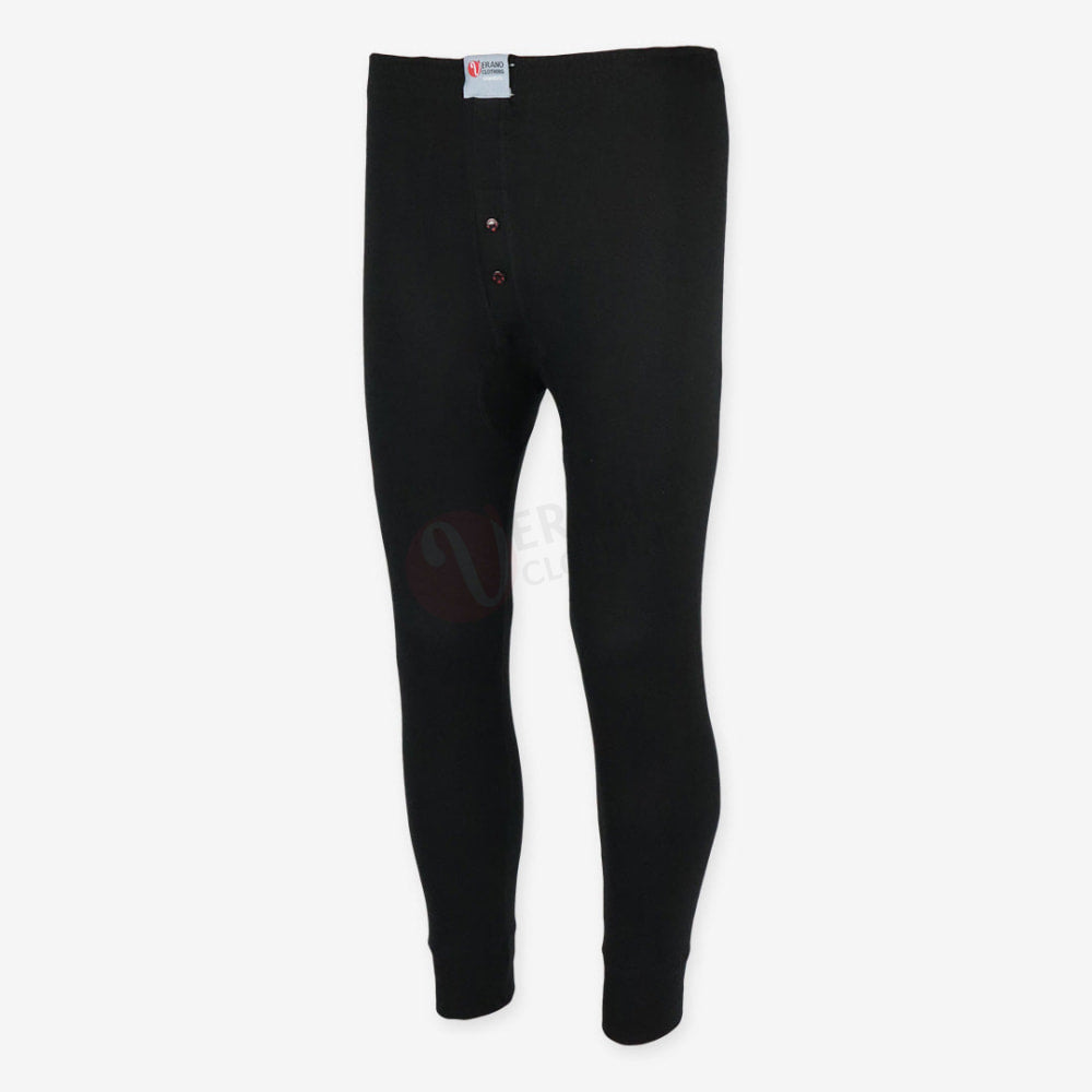 Verano Sous Pantalon Thermique 100% Coton Noir / Standard