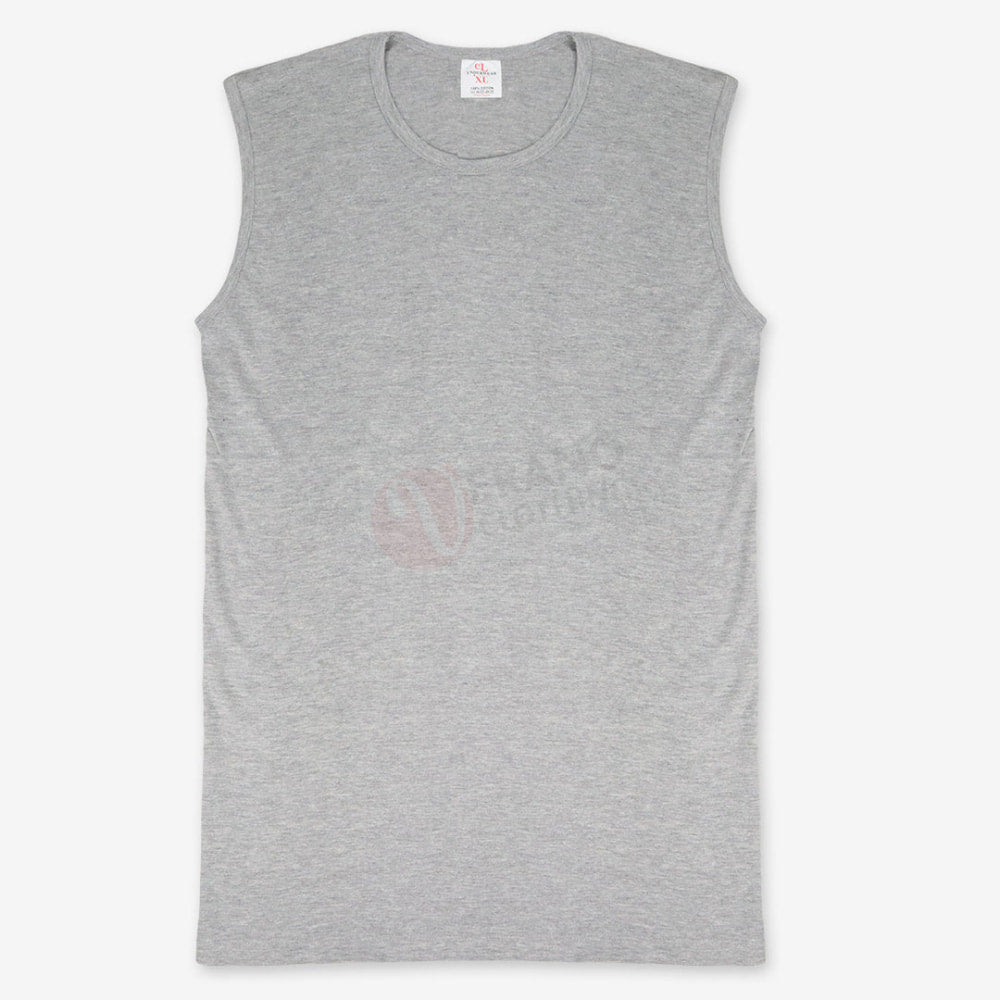 CL Débardeur Gilet Sport Fitness 100% Coton Gris / M Débardeur