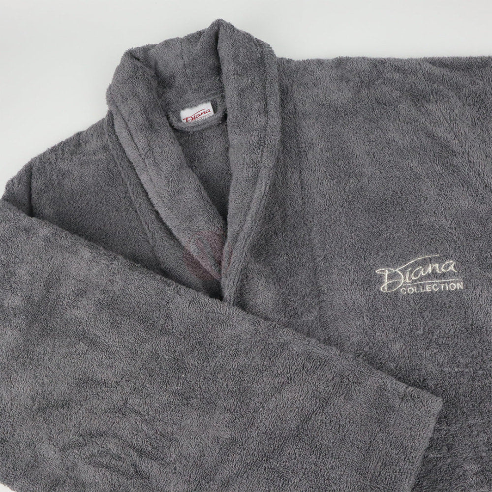 DIANA Peignoir Unisexe 100% Coton – Peignoir de Bain Doux et Absorbant Peignoir