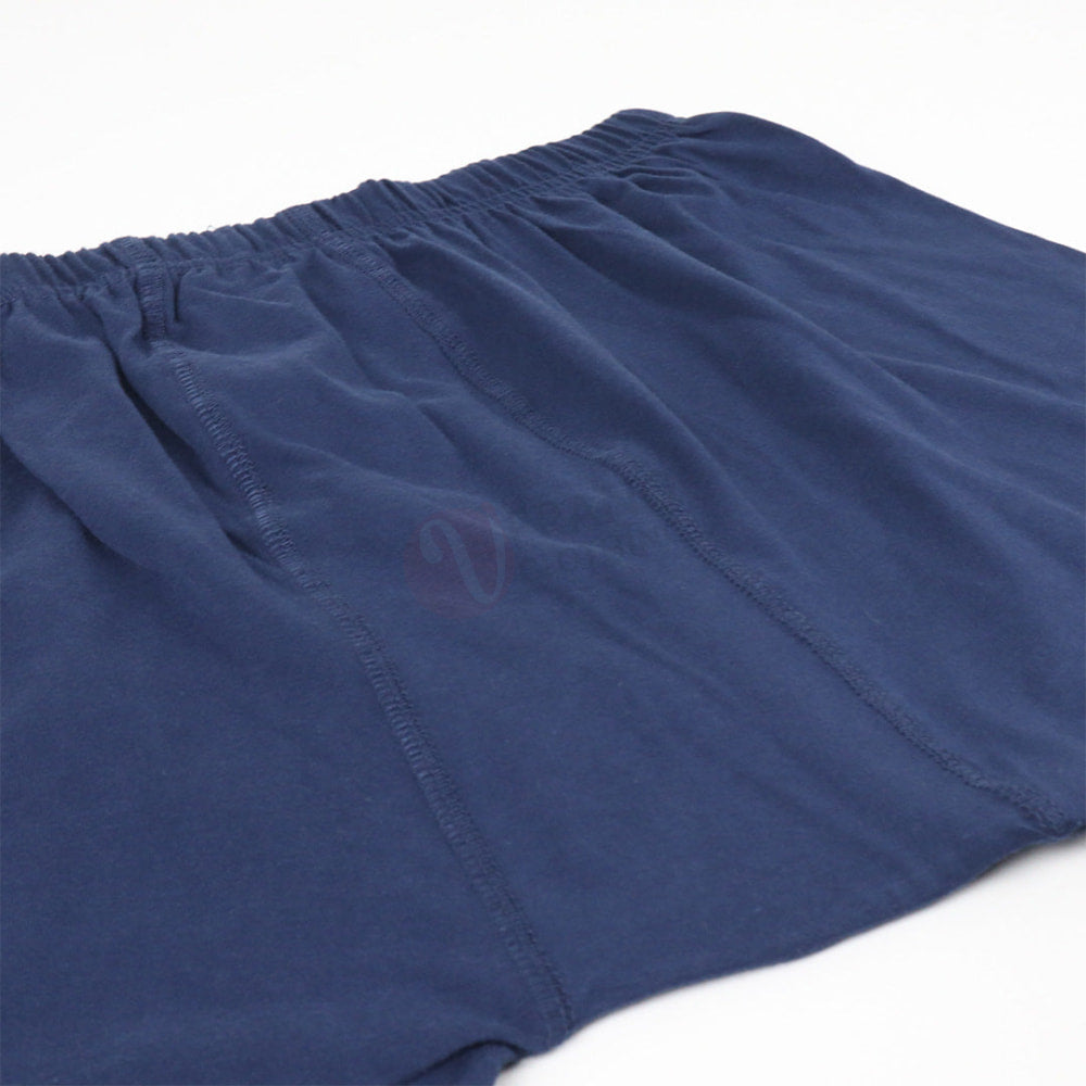 Caleçon Ancien Homme Coton Bleu - Tour De Taille 82cm, Neuf Sans étiquette, France