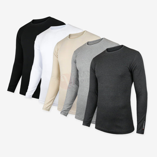 ESPIRO Lot 5 Sous pulls thermique 100% Coton PACK