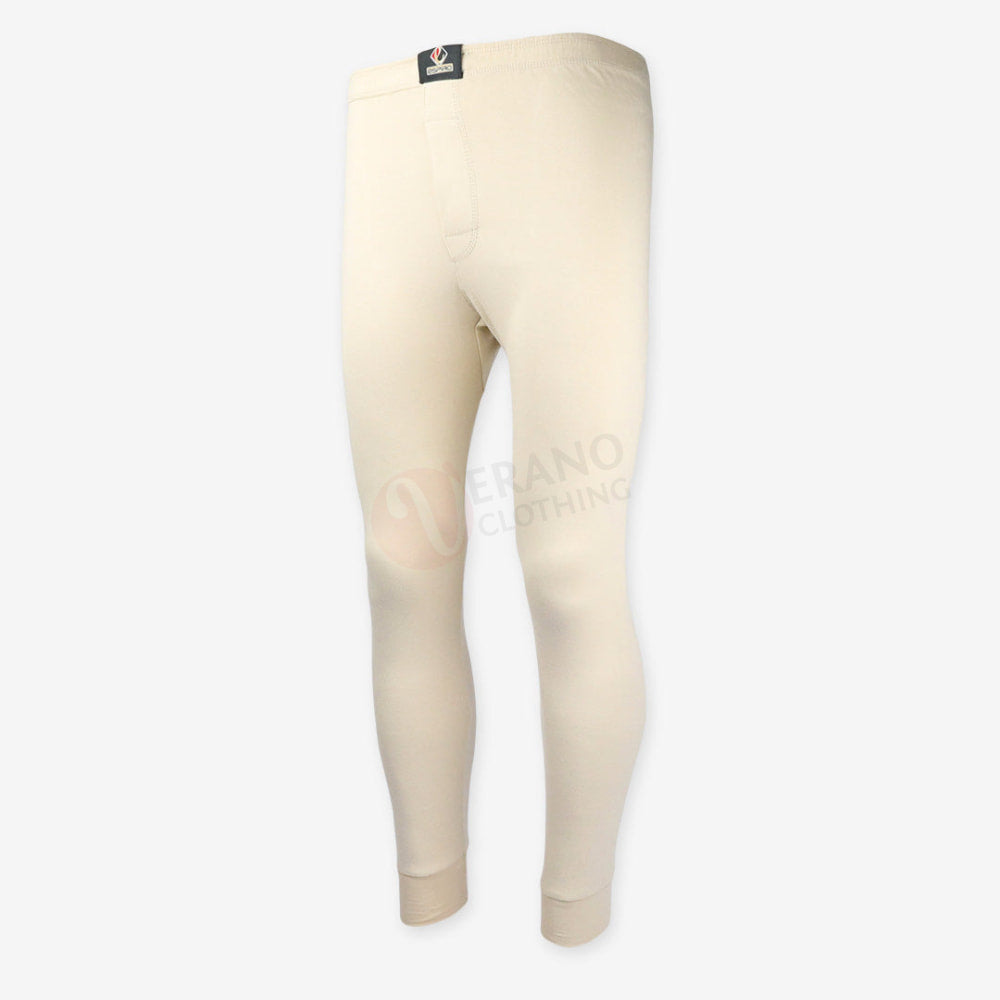 Espiro Sous Pantalon Thermique 100% Coton Beige / Standard