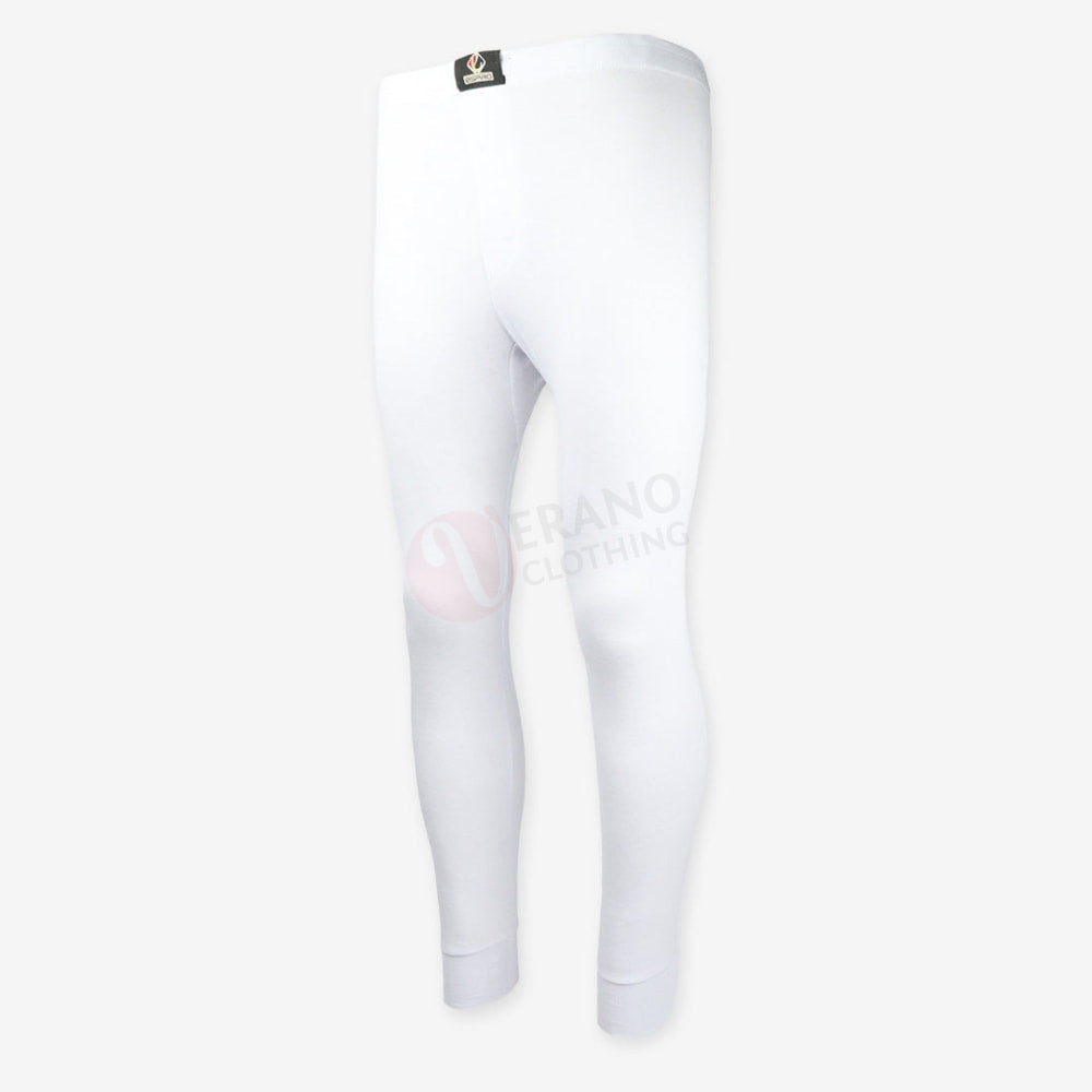 Espiro Sous Pantalon Thermique 100% Coton Blanc / Standard