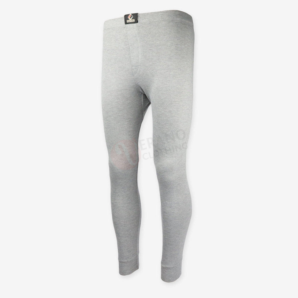 Espiro Sous Pantalon Thermique 100% Coton Gris / Standard