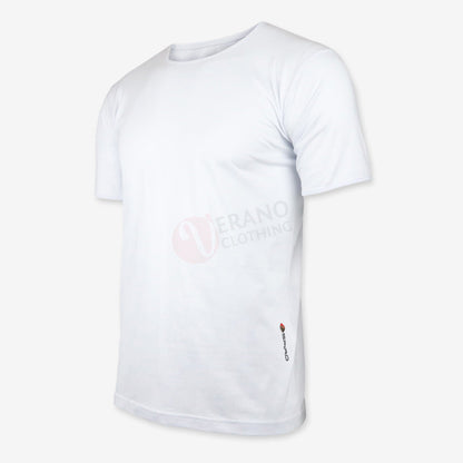 Espiro T-Shirt 100% Coton Blanc / Col Rond S