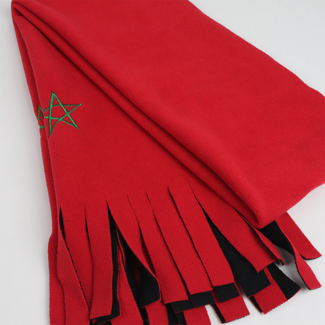 Écharpe en Coton Chaude & Confortable Supporter Maroc – Lions de l’Atlas Maroc 2025