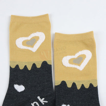 Gc Chaussettes Coton Motif Coeur Chaussette