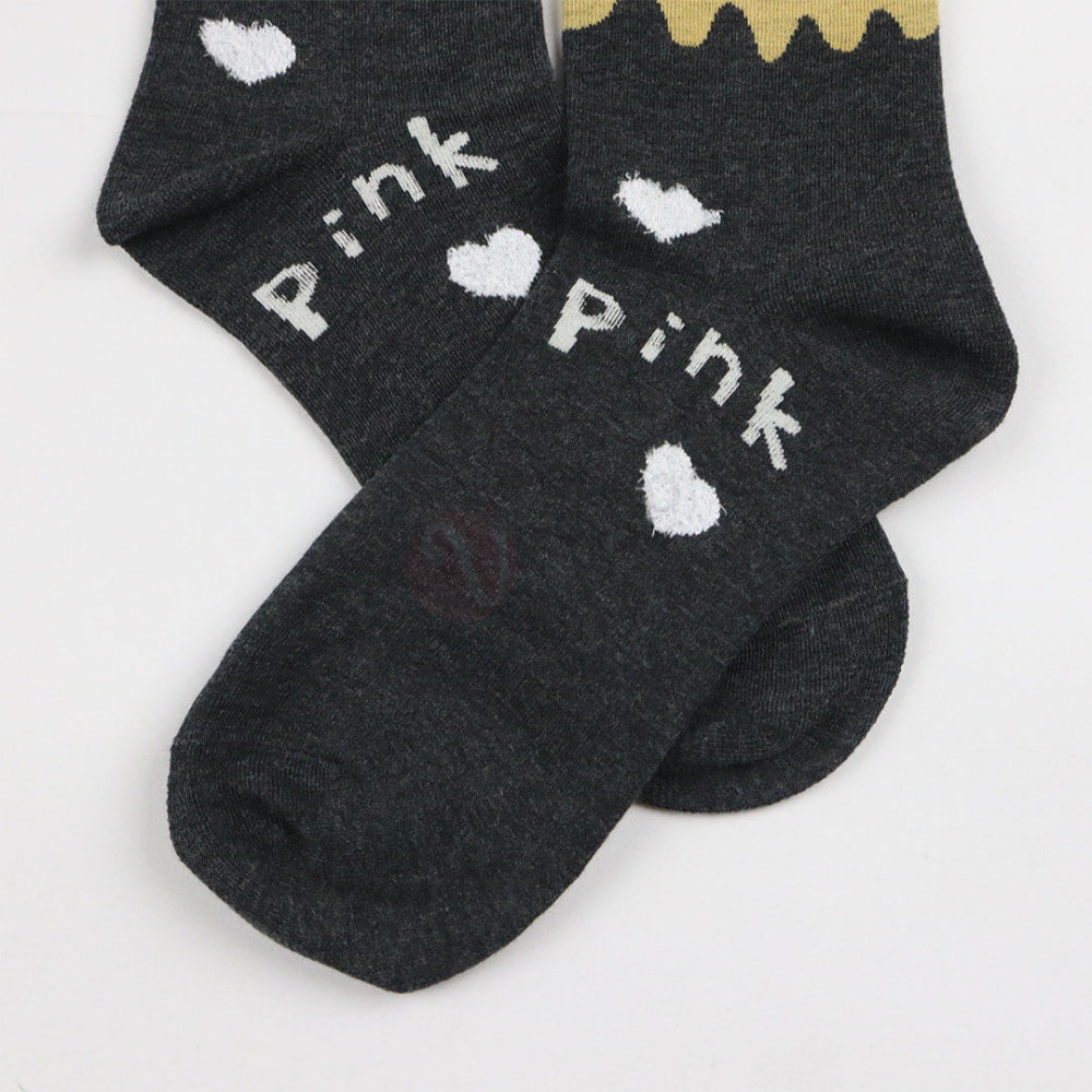 Gc Chaussettes Coton Motif Coeur Chaussette