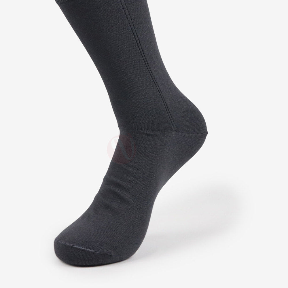 LEADER Chaussettes Classique Coton Gris foncé / 39 42 Chaussette