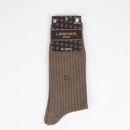 LEADER Chaussettes Classique Ligné