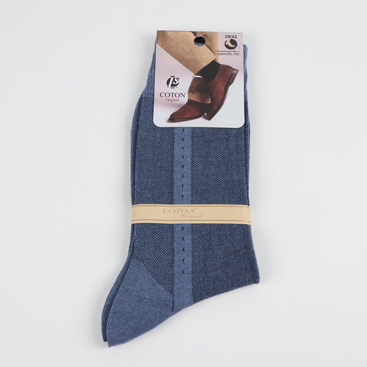 LEADER Lot 3 Chaussettes Classique Ligné Coton