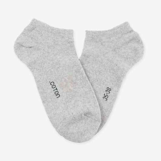 Leader Chaussettes Court Sport Femme Coton Gris / 35-38 Chaussette